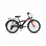 Chanty 24" Children's Bike – Boy – Black/Red – 7 Gears & V-Brakes