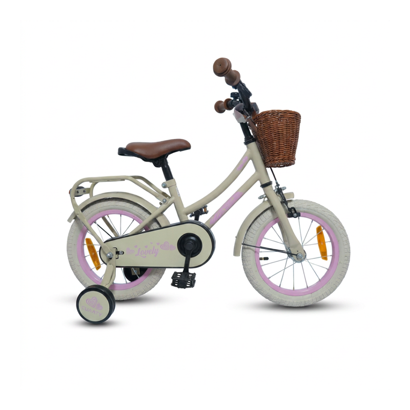 CHANTY Lovely 14" Beige Girls' Bike | 3-5 Years |