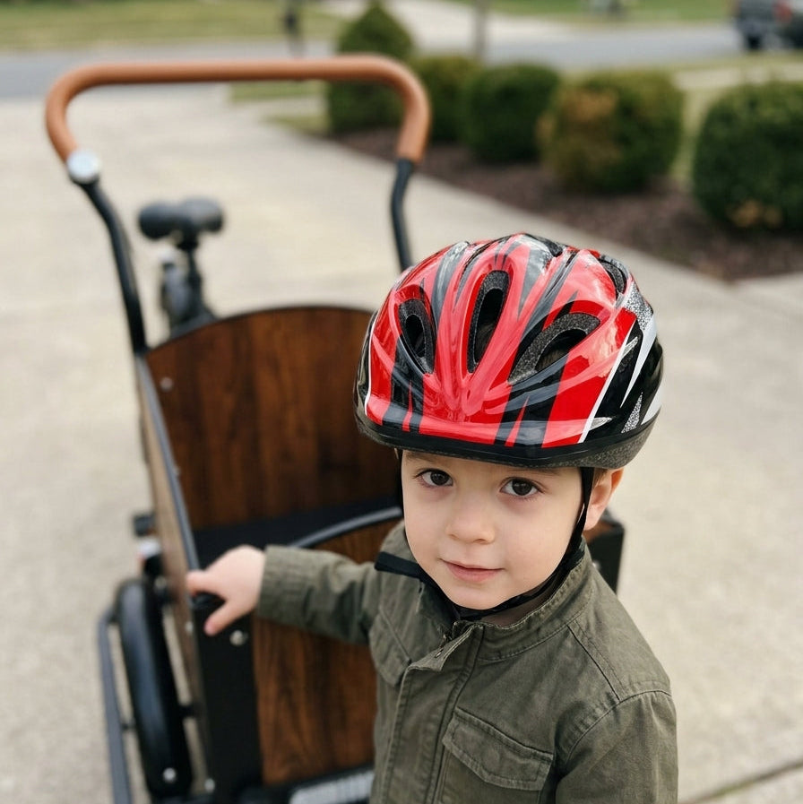 Chanty Children's Helmet – Red