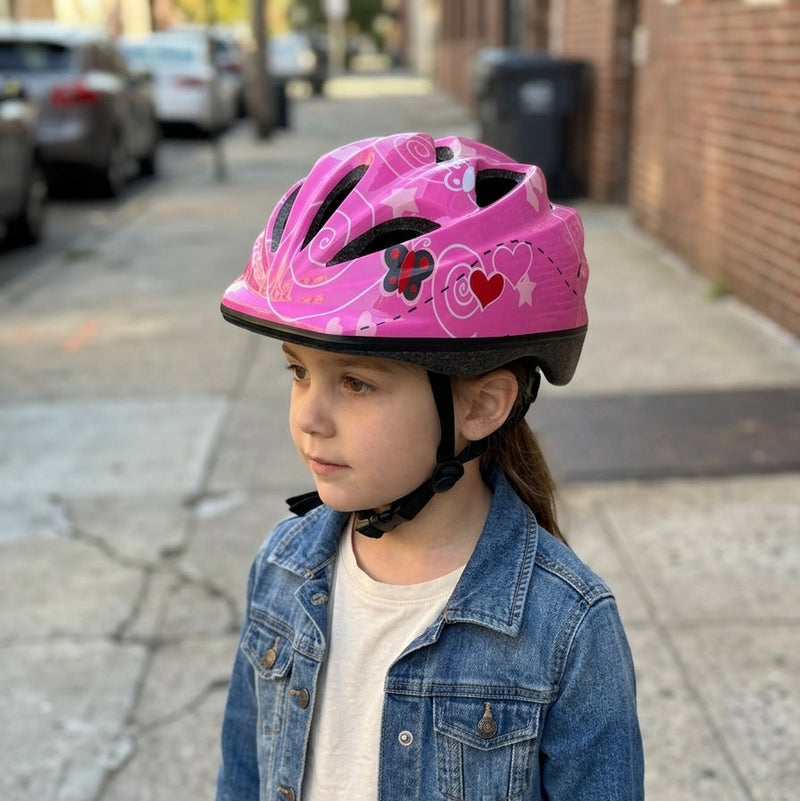 Chanty Children's Helmet – Pink Butterfly