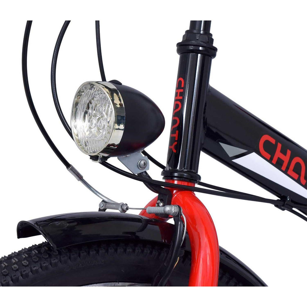 Chanty 24" Børnecykel – Dreng – Sort/Rød – 7 Gear & V - Bremser - BørnecyklerneChantyBørnecyklerne24 - 014/2Chanty 24" Børnecykel – Dreng – Sort/Rød – 7 Gear & V - Bremser