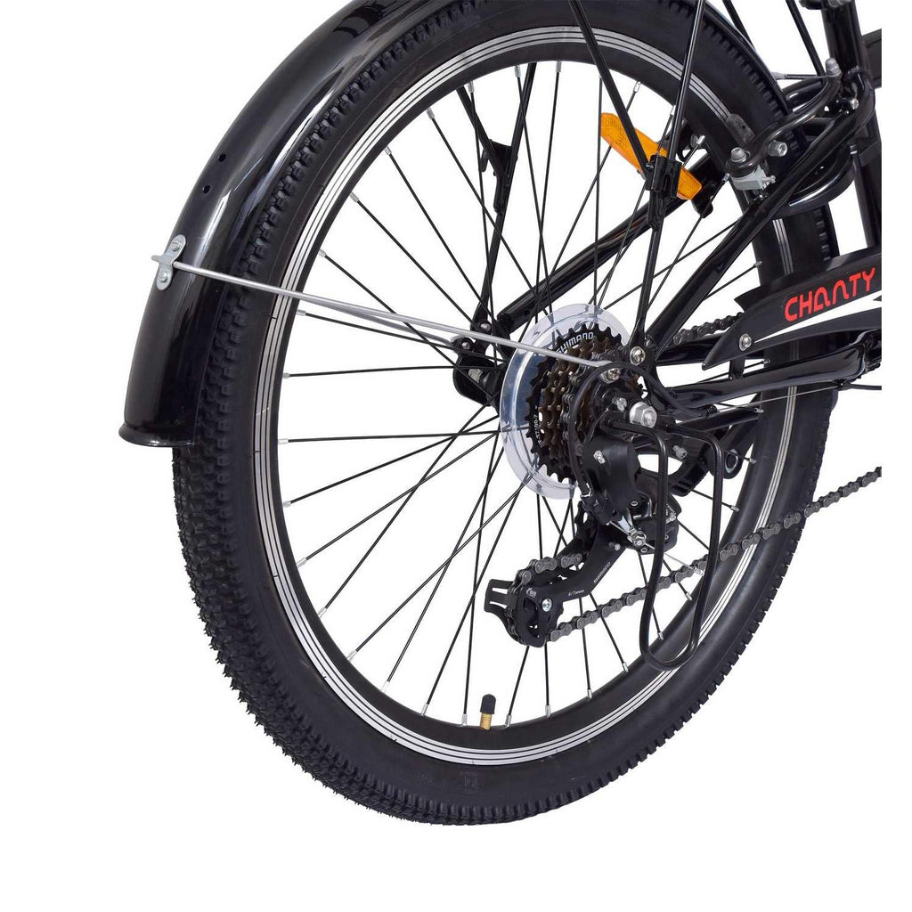 Chanty 24" Børnecykel – Dreng – Sort/Rød – 7 Gear & V - Bremser - BørnecyklerneChantyBørnecyklerne24 - 014/2Chanty 24" Børnecykel – Dreng – Sort/Rød – 7 Gear & V - Bremser