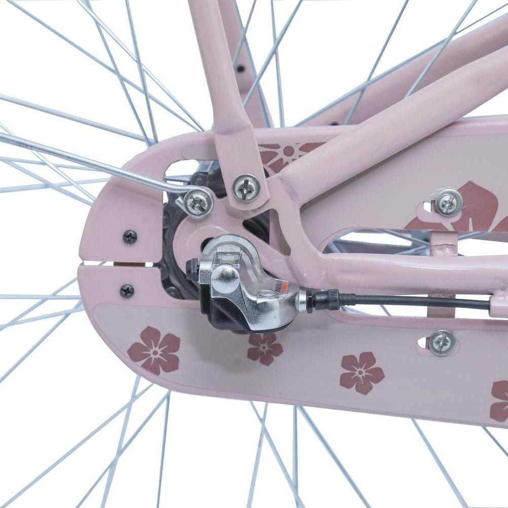 CHANTY Flower 24" med 3 gear - Pink - BørnecyklerneChantyBørnecyklerne24 - 012CHANTY Flower 24" med 3 gear - Pink