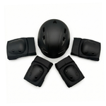 CHANTY Children's Helmet + Protection Set – Black