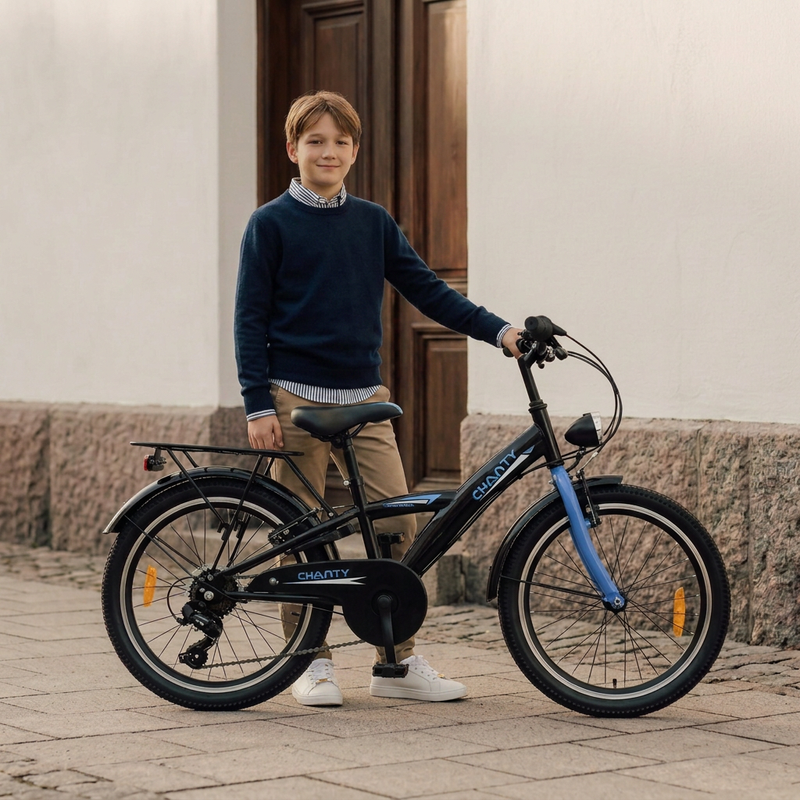 CHANTY Roader 20" Black Boys' Bike | 7 Gears |