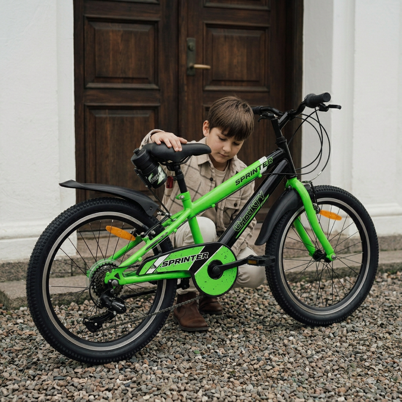 CHANTY Sprinter 20" Green Boys' Bike | 7 Gears |