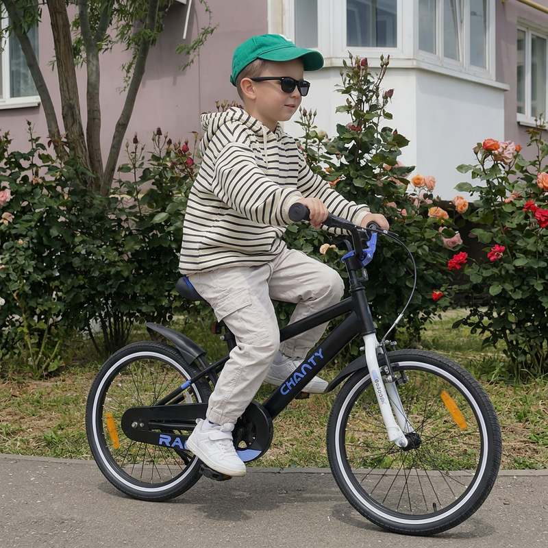 CHANTY Racer 20" Black Boys' Bike | 5-9 Years |