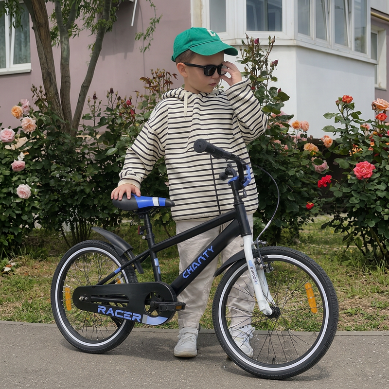 CHANTY Racer 20" Black Boys' Bike | 5-9 Years |