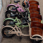 Sibling row - 4 children's cargo bikes